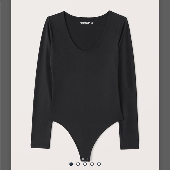 SOLD NWT Abercrombie seamless scoop neck bodysuit (XS) - Picture 2 of 3
